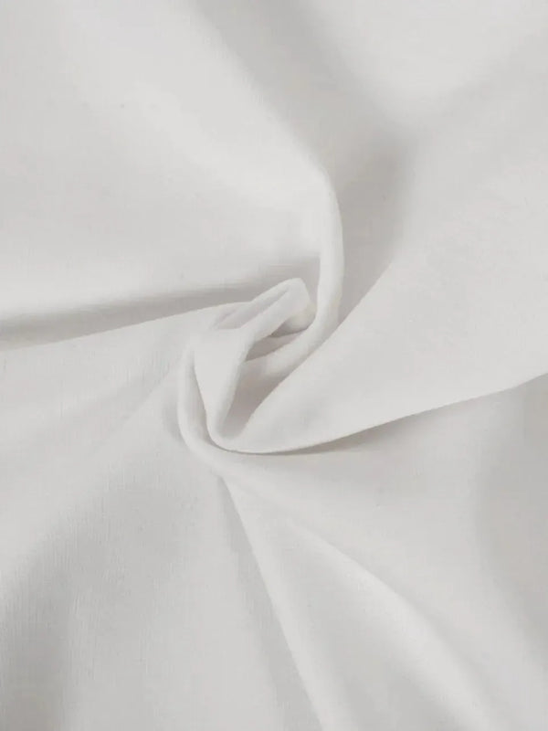 Sudadera elástica de mezcla de algodón blanca Sudadera elástica de mezcla de algodón blanca