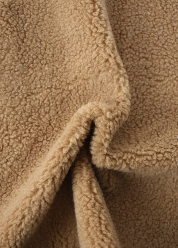 Ecopelliccia shearling effect in virgin wool and cotton blend Ecopelliccia shearling effect in virgin wool and cotton blend