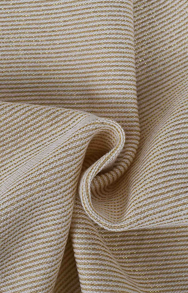 Jersey de punto de algodón elástico con lurex Jersey de punto de algodón elástico con lurex