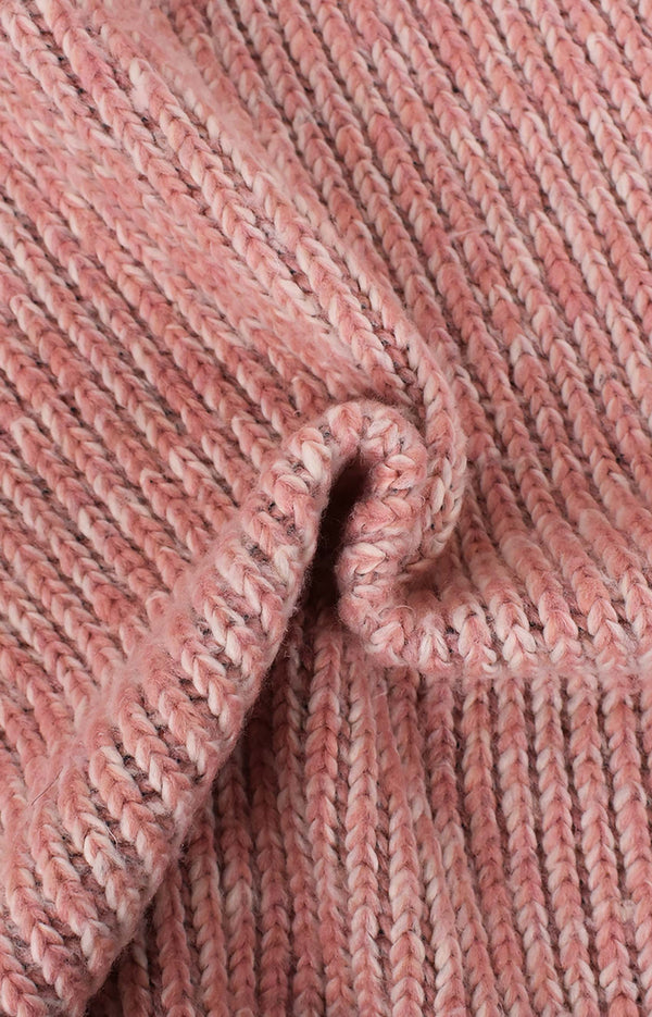 Coarse knit fabric mixed with virgin wool Coarse knit fabric mixed with virgin wool