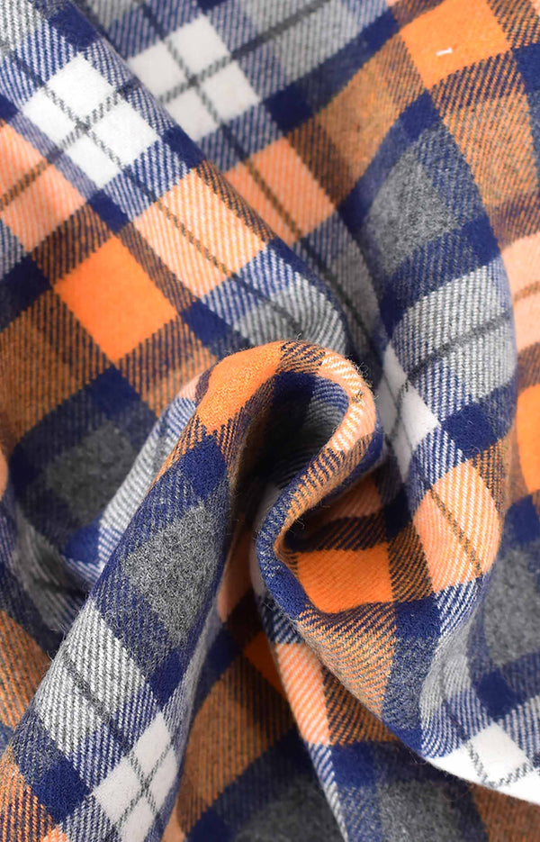 Flanella in puro cotone a quadri Flanella in puro cotone a quadri