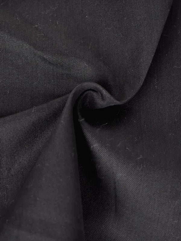 Denim noir en coton mélangé 9.5 OZ Denim noir en coton mélangé 9.5 OZ