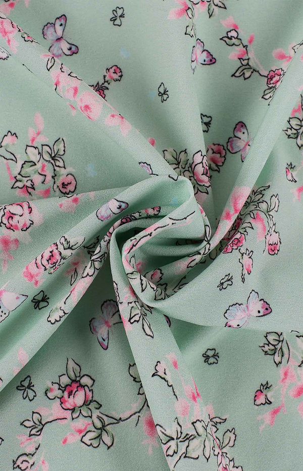 Crepe bielástico estampado Crepe bielástico estampado