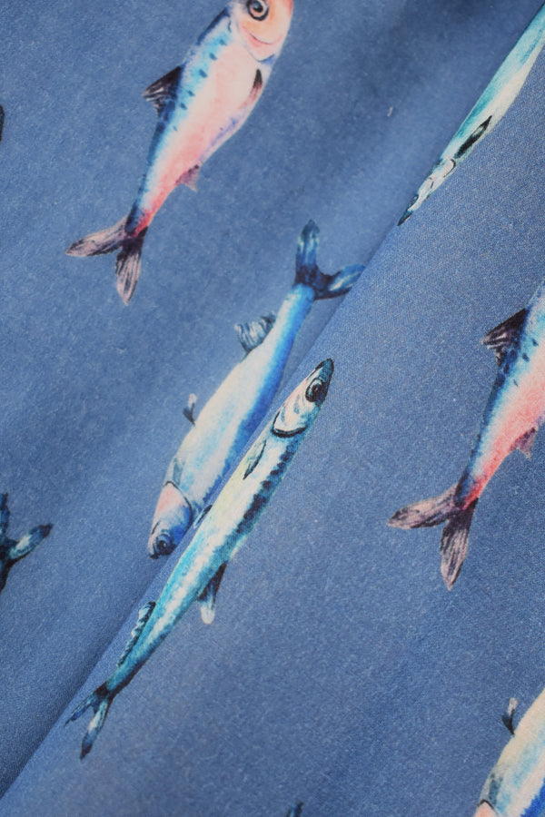 Plain weave fabric 100% Cotton marine pattern Plain weave fabric 100% Cotton marine pattern