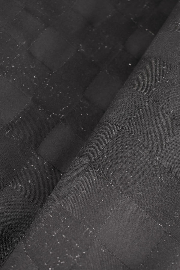 Checked Twill in a blend of Viscose and Wool merino Checked Twill in a blend of Viscose and Wool merino