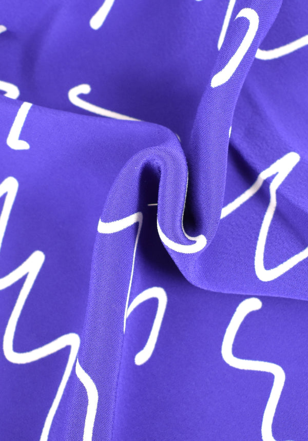 Bedruckter Viskose-Crêpe Bedruckter Viskose-Crêpe