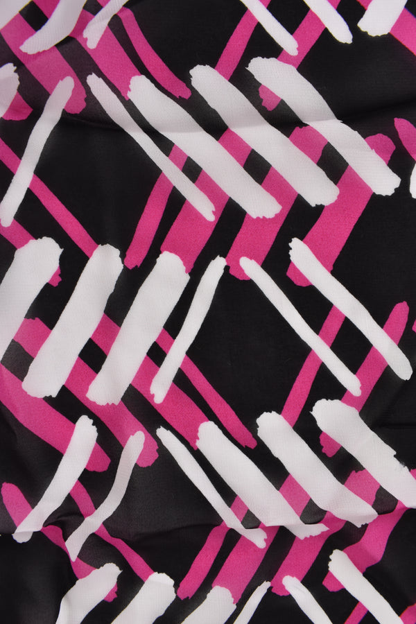 Crepe aus bedruckter Viskose Crepe aus bedruckter Viskose