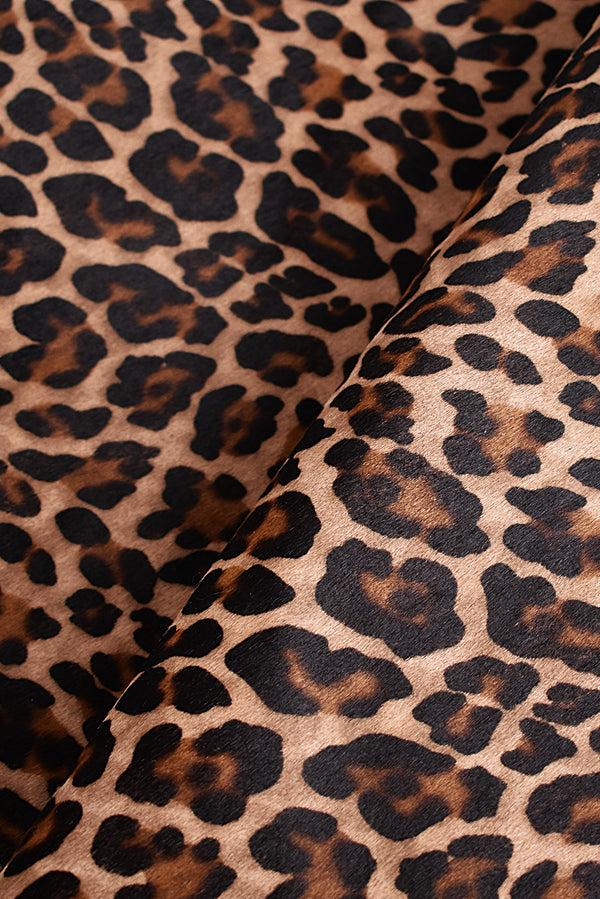 Cavallino en cuero de vaca estampado de leopardo beige 1,2 / 1,4 mm Cavallino en cuero de vaca estampado de leopardo beige 1,2 / 1,4 mm