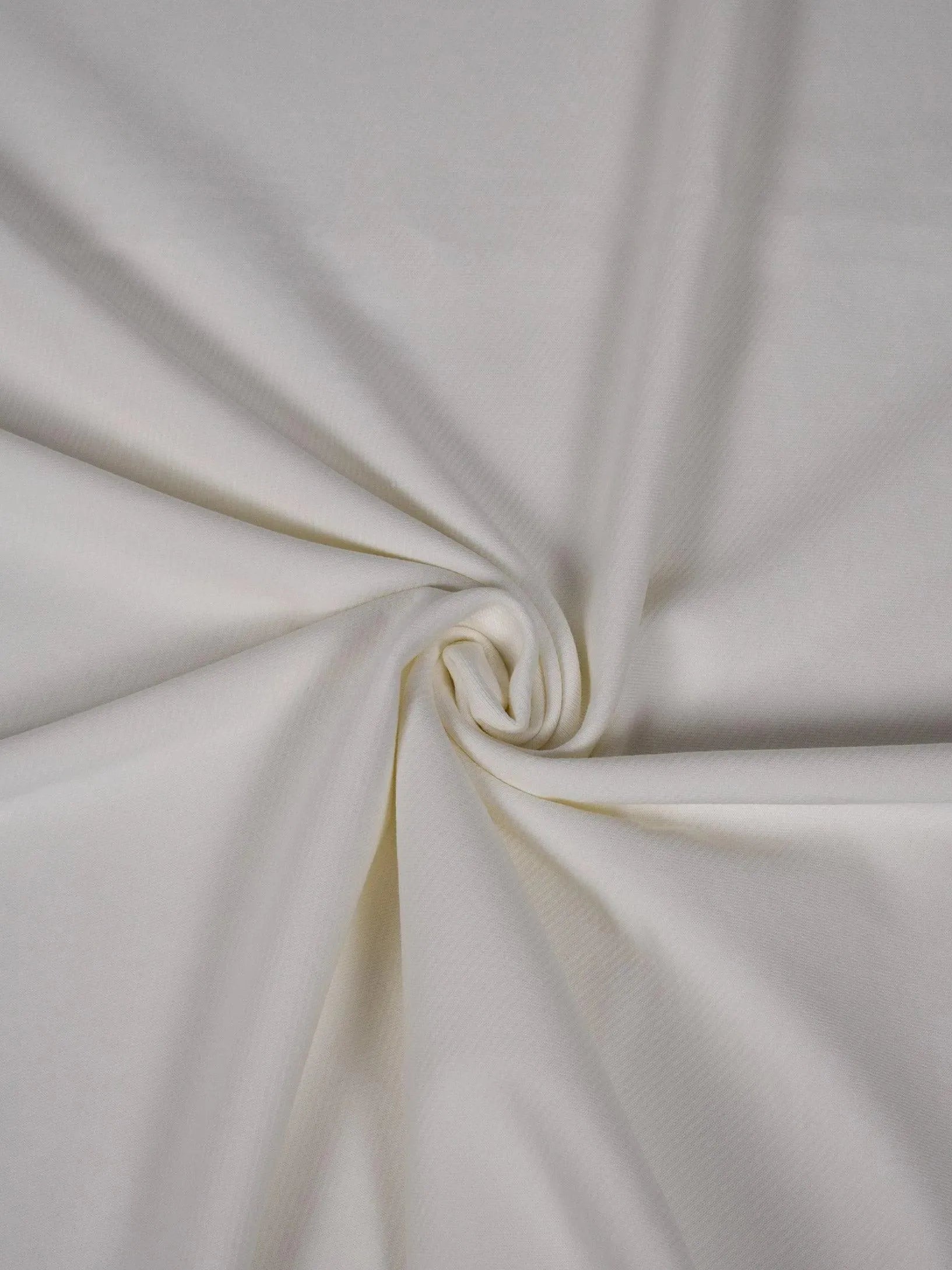 Acquista Tessuto Felpa non garzata in cotone bianco Tessuti per