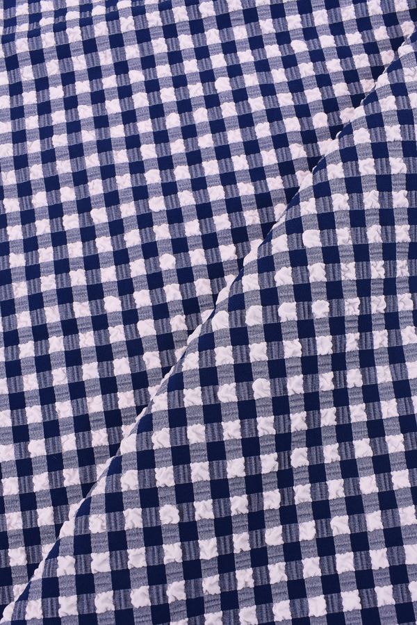 Bi-elastic vichy seersucker Bi-elastic vichy seersucker