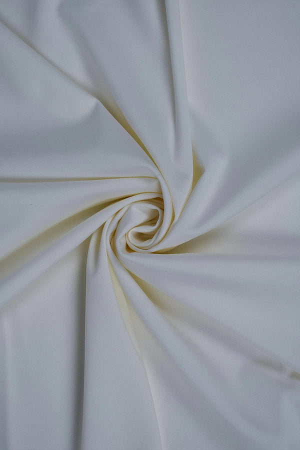 Interlock elástico de viscosa blanca Interlock elástico de viscosa blanca