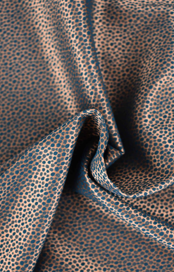 Jacquard elástico con motivo de lunares Jacquard elástico con motivo de lunares