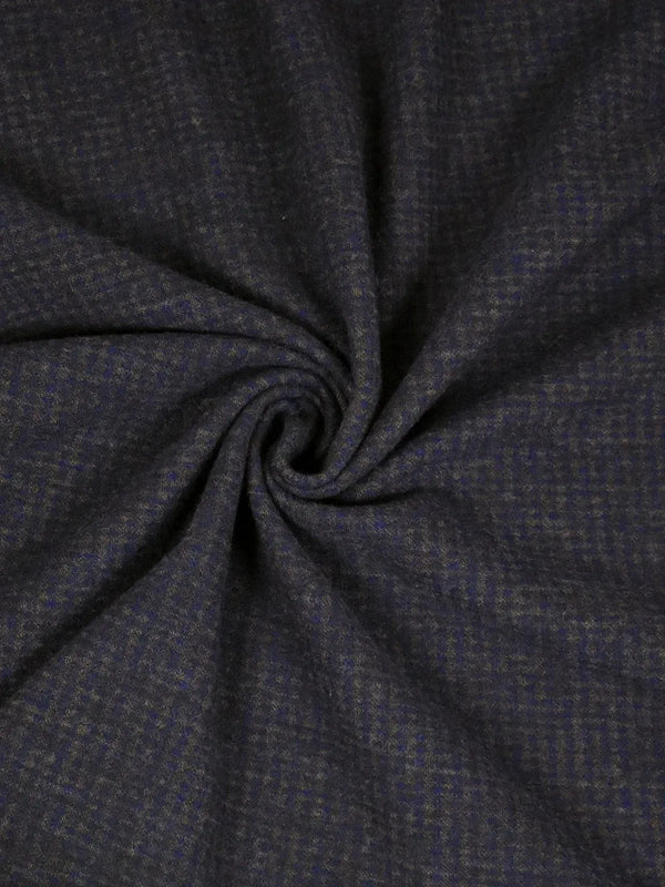 Jersey azul de mezcla de lana elástica Jersey azul de mezcla de lana elástica