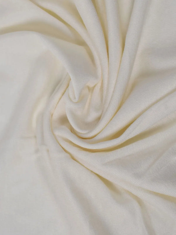Weißer Stretch-Viskose-Jersey Weißer Stretch-Viskose-Jersey