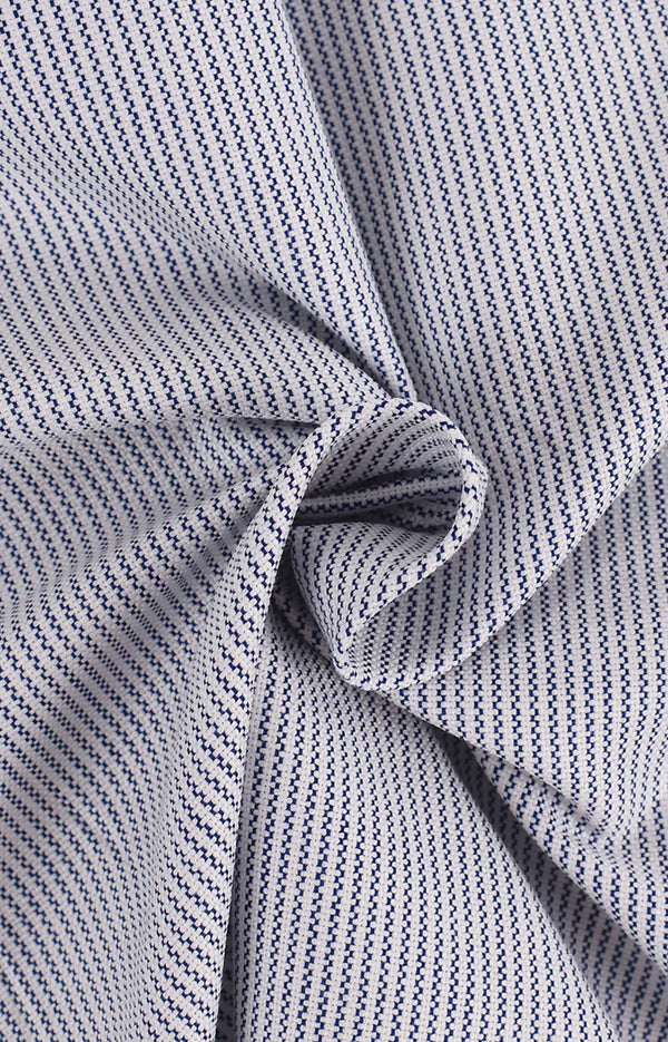 Oxford weave in pure striped Cotton Oxford weave in pure striped Cotton