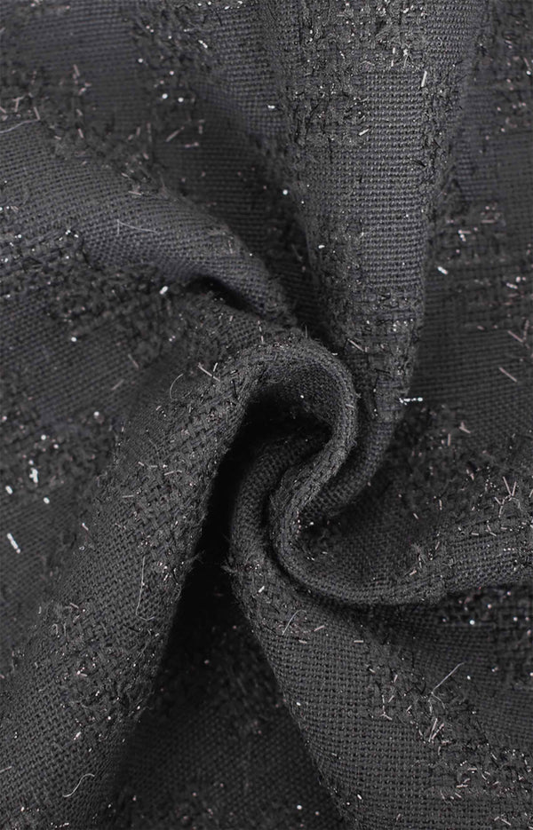 Tweed aus Baumwoll- und Viskosemischung mit Lurex Tweed aus Baumwoll- und Viskosemischung mit Lurex