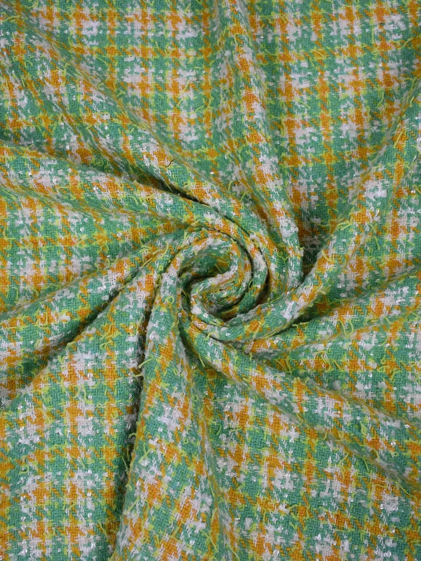 Tweed misto lana verde Tweed misto lana verde