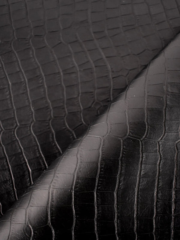 Piel de becerro estampada cocodrilo 1,4 mm Piel de becerro estampada cocodrilo 1,4 mm