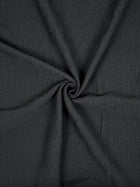 Jacquard stretch patterned Waffle fabric, Black, 43% Viscose - 36% Nylon - 17% Cotton - 4% Elastane
