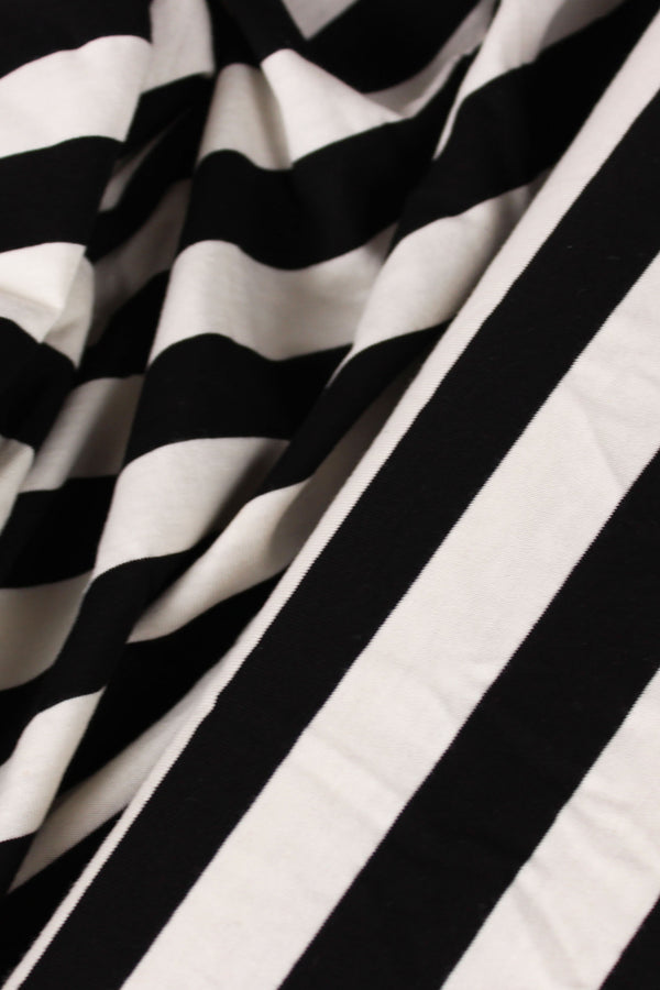 Jersey in cotone rigato