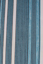 Jacquard-Stoff für Heimtextilien mit gestreiftem Muster, blau, 59% Polypropylen - 41% Polyester