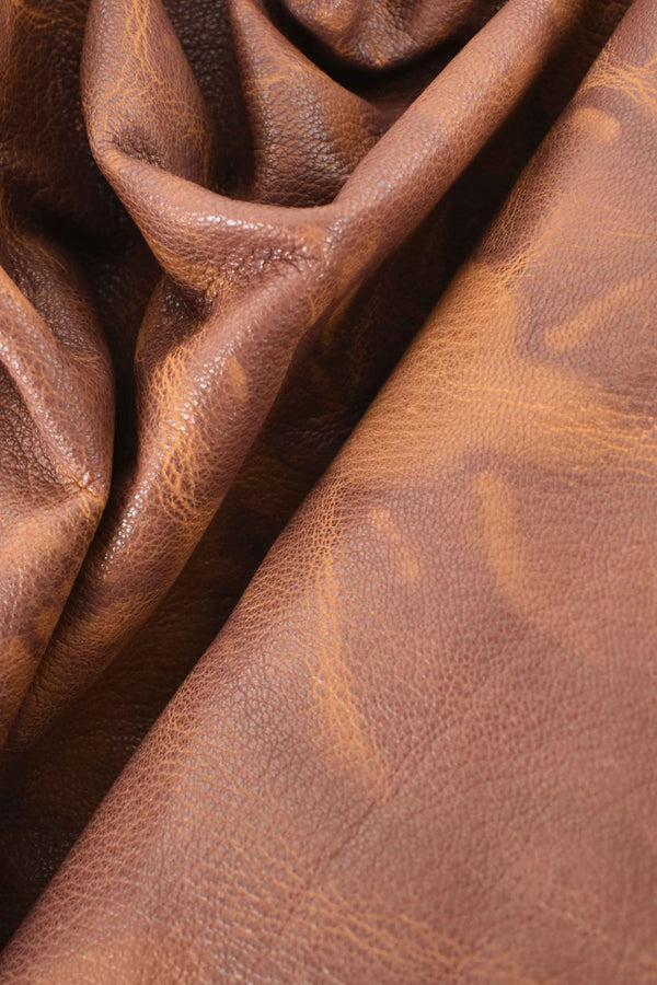 Pelle Vera Spessore 1-4 Mm Fai Da Te Pelle Bovina Conciata Al Vegetale TONGRI - Vera Pelle Per Artigianato E Fai-da-Te Pelle Artigianato Intaglio - Foto 12