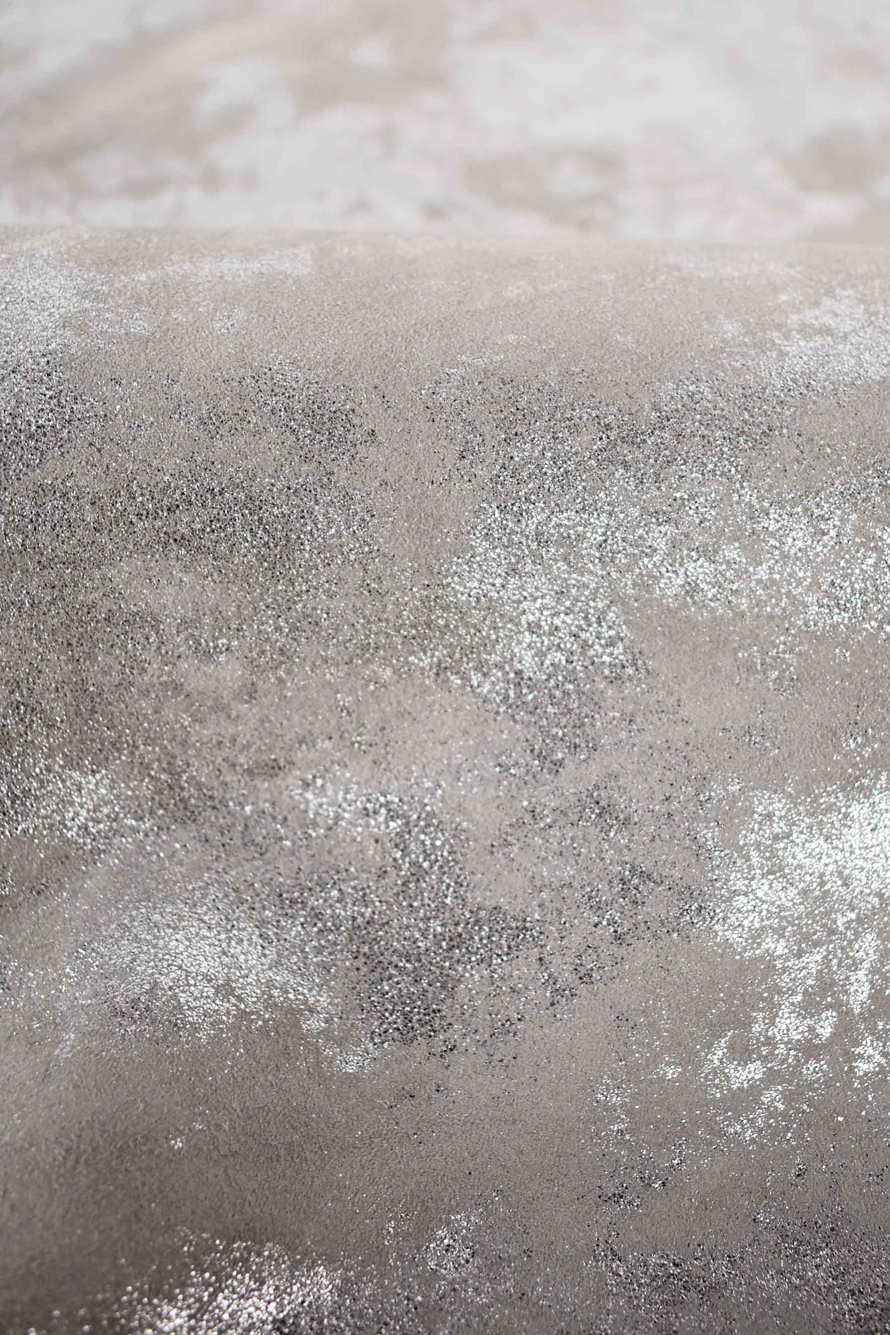 Capretto laminato metalizzato Argento