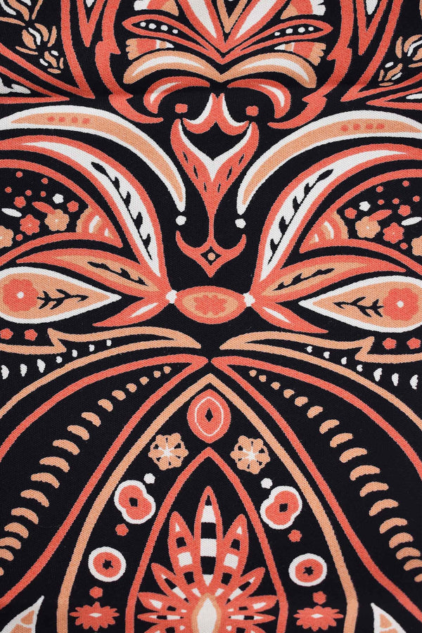 Crepe in viscosa stampata stretch