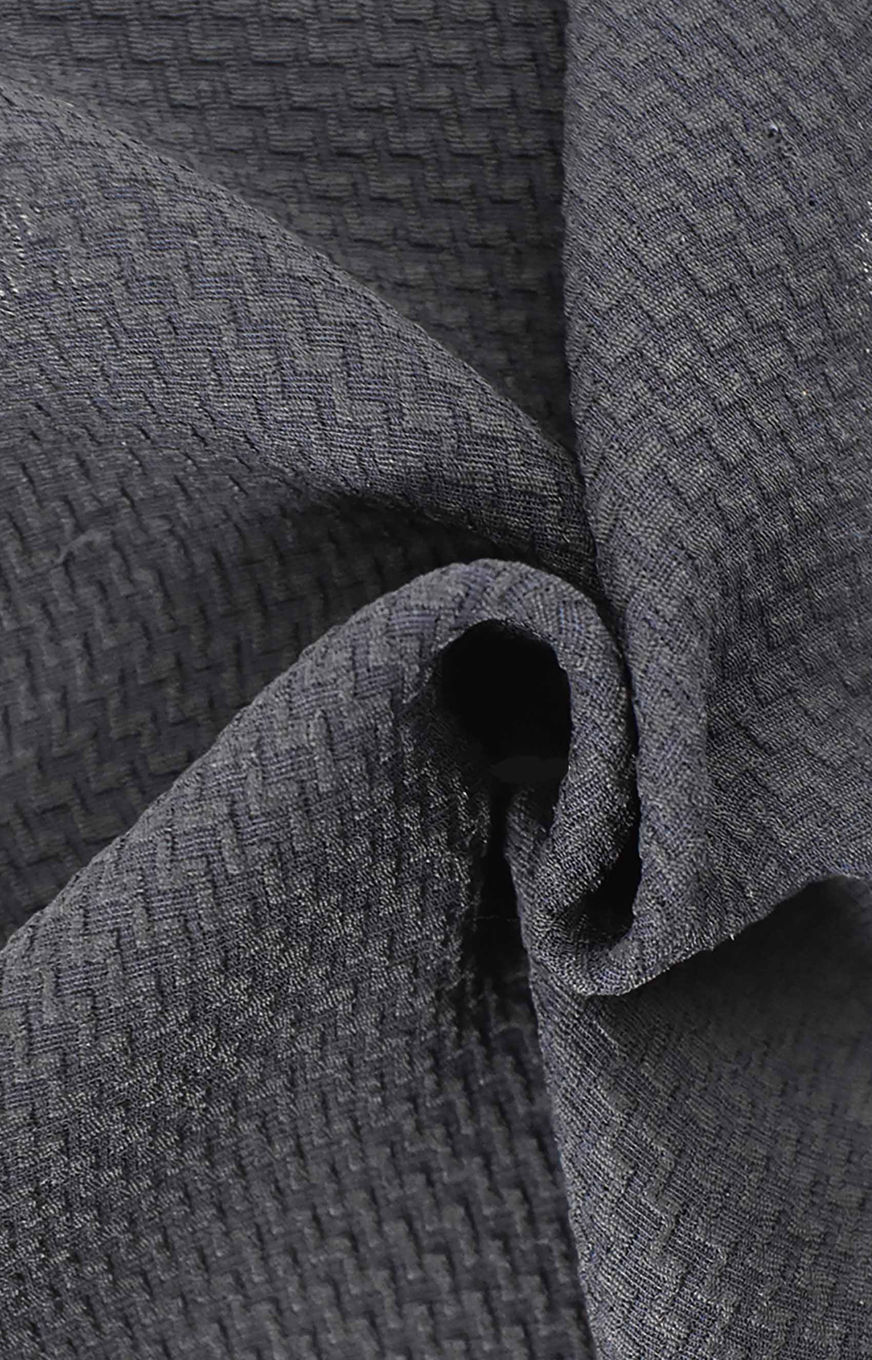 Crepe in viscosa blu