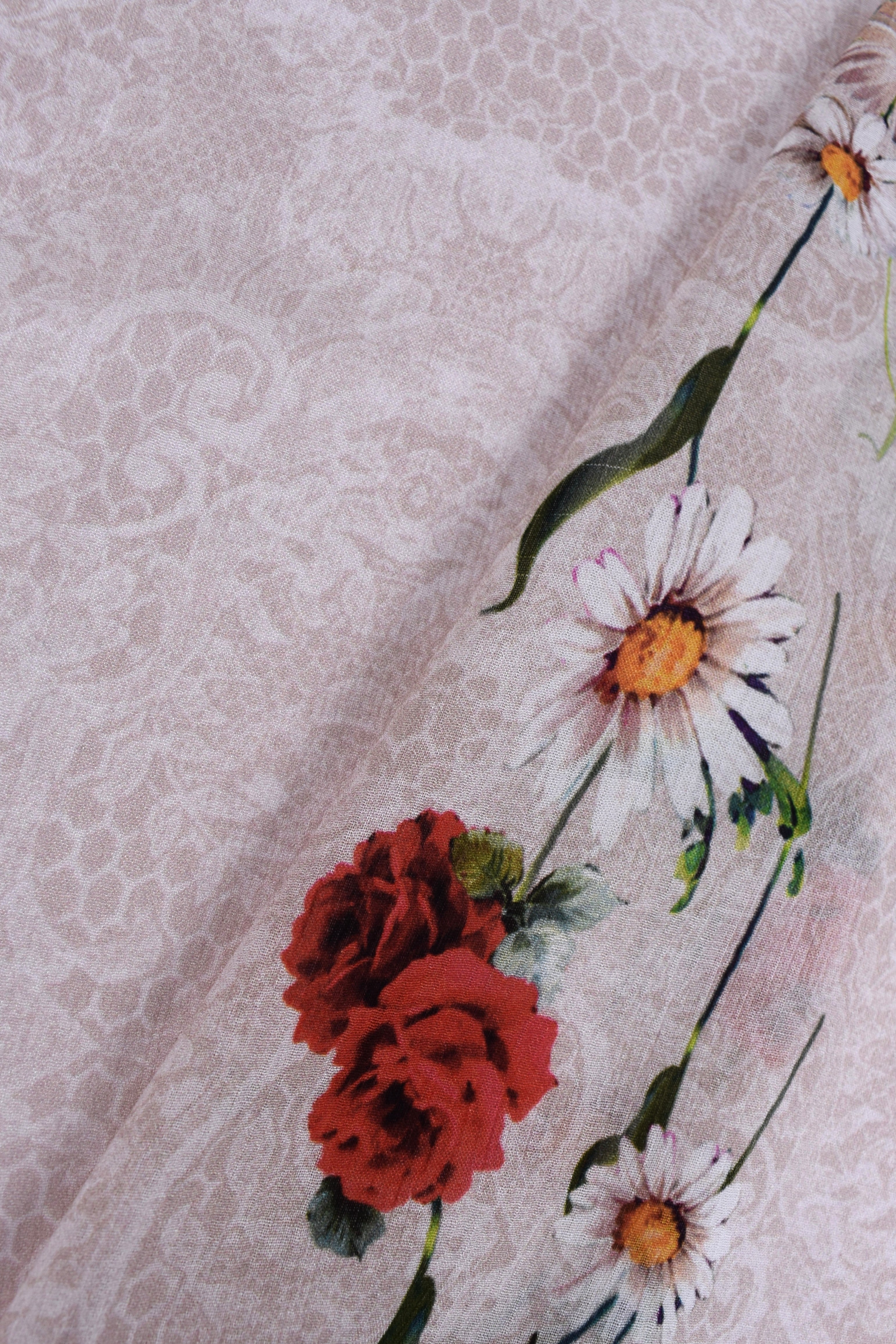 100% Viscose Voile Floral print