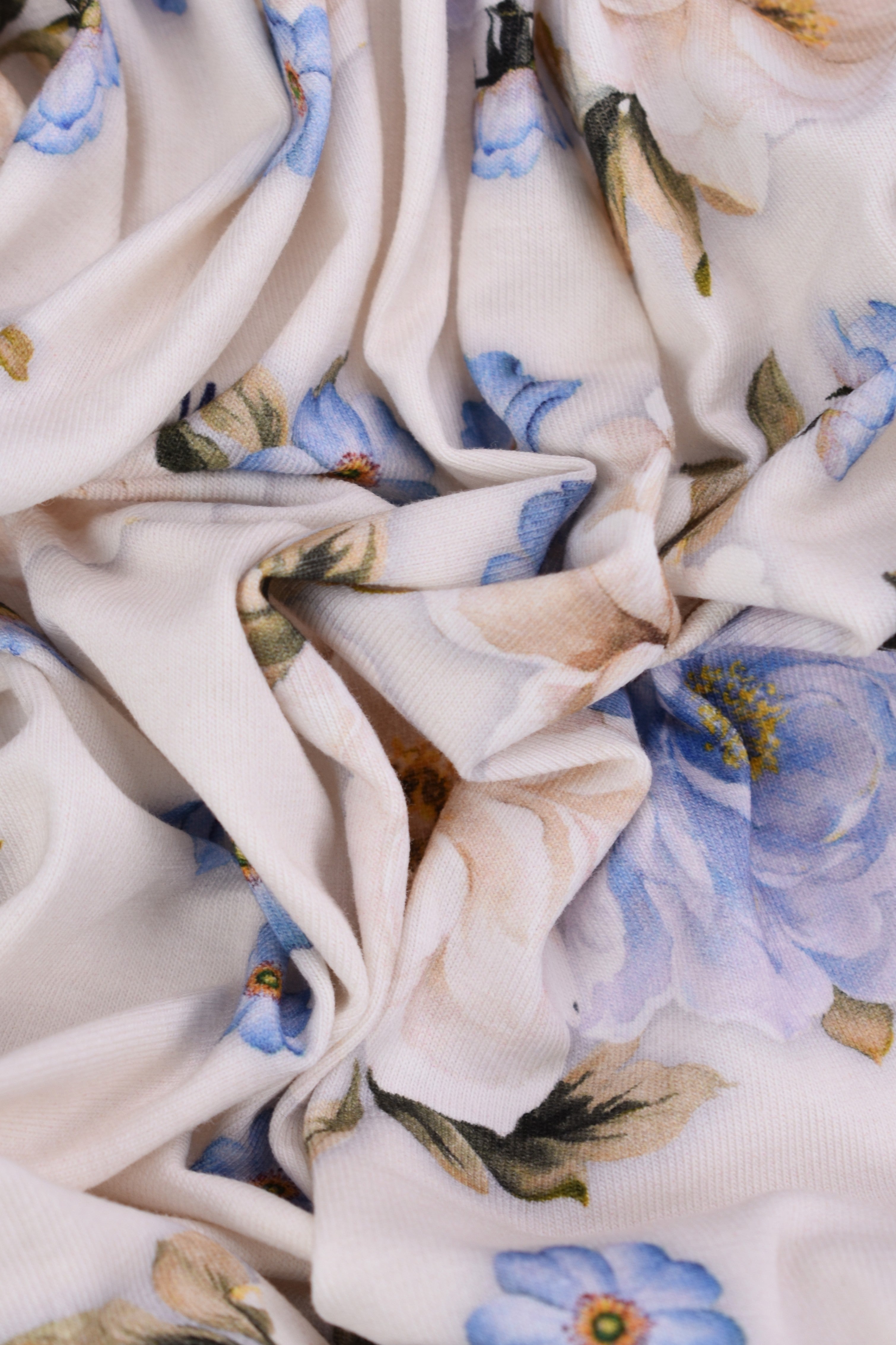 Jersey stretch in cotone fantasia floreale