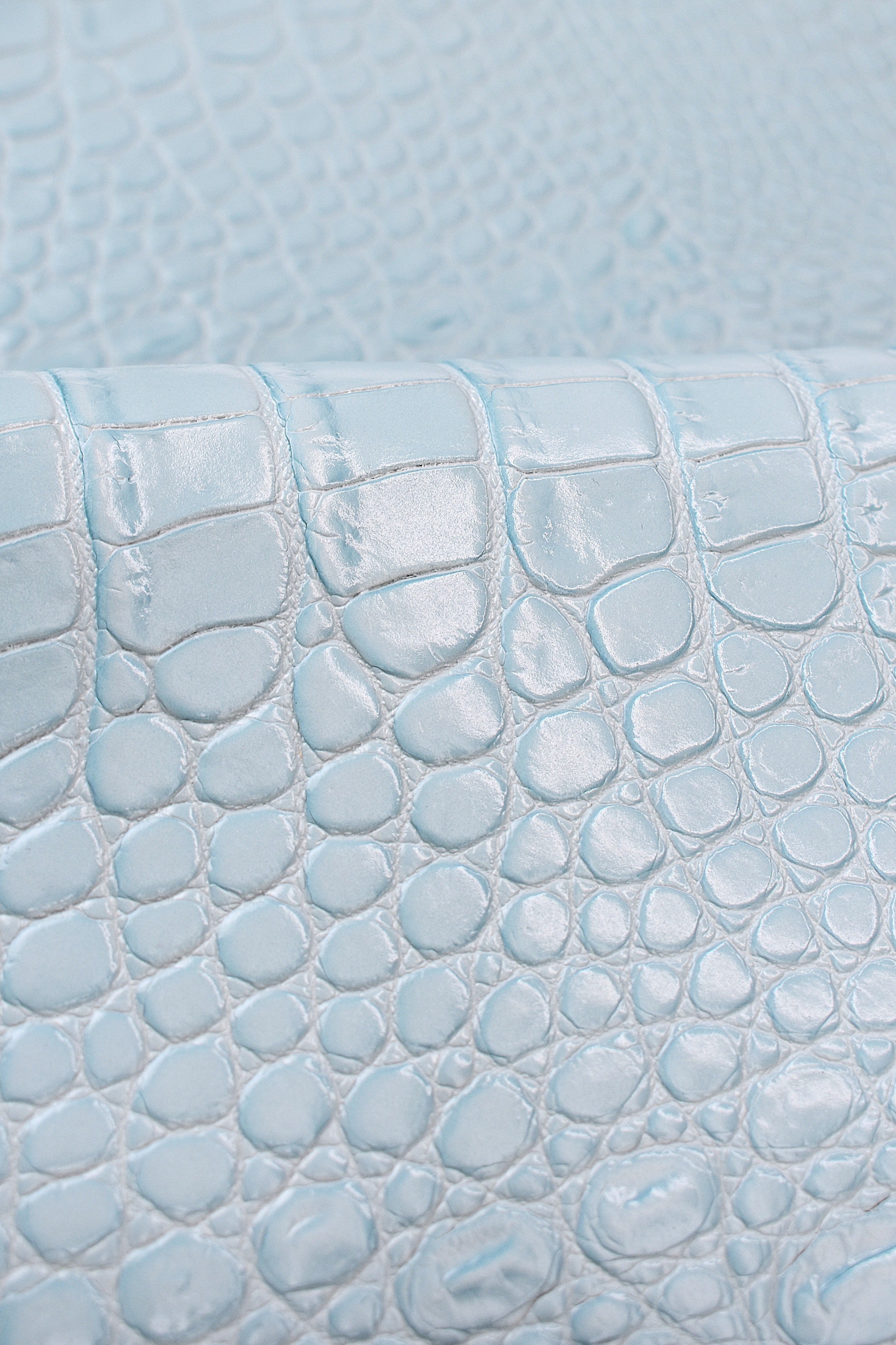 Half calf leather Print crocodile gel effect 1.1mm size 32-35 cm