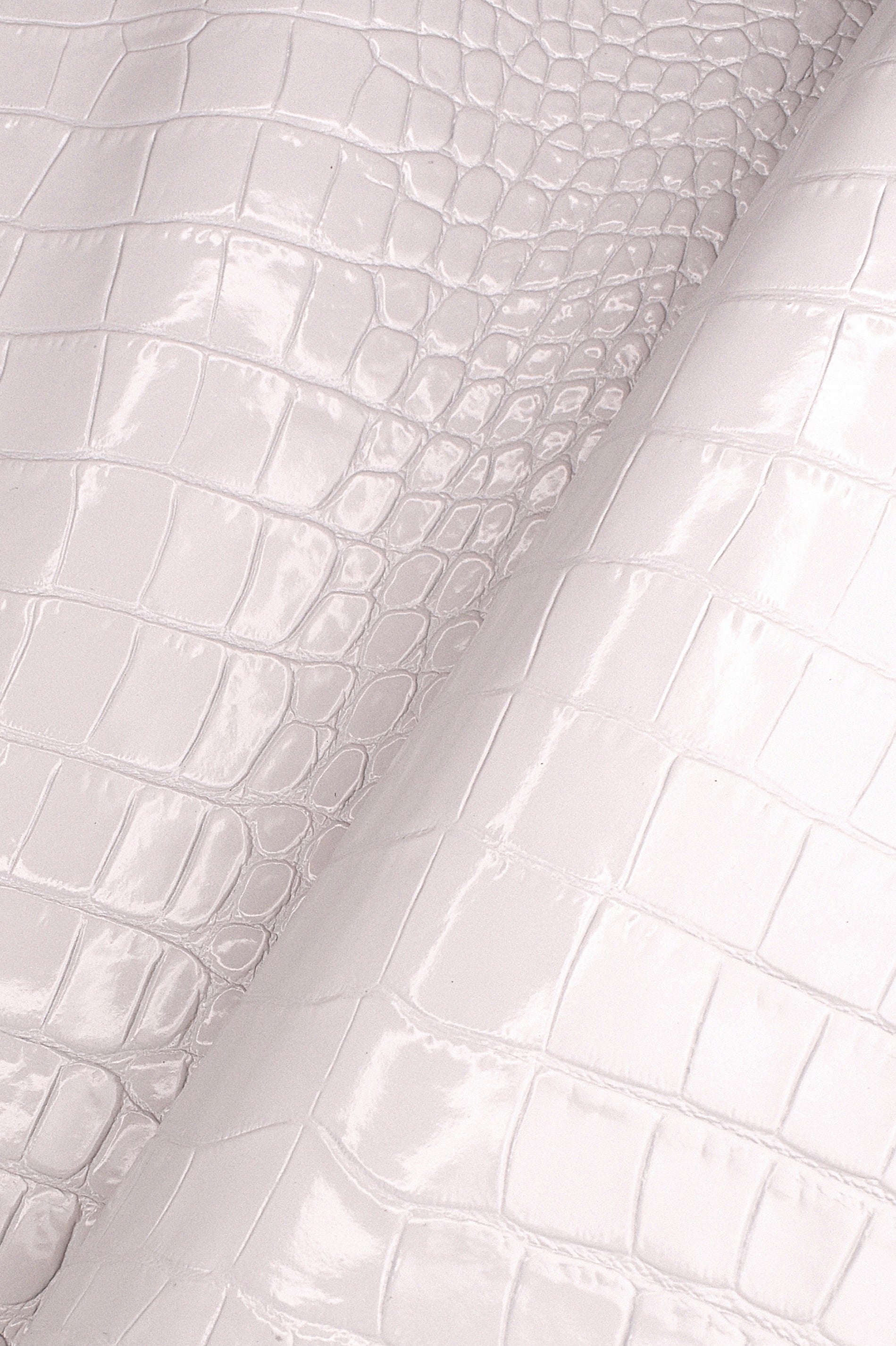 Half calf leather Print crocodile gel effect 1.2mm size 38cm