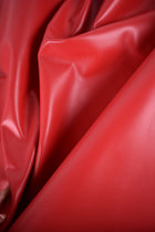 Piel de ternera brillante Liso 1,30 mm, Rojo
