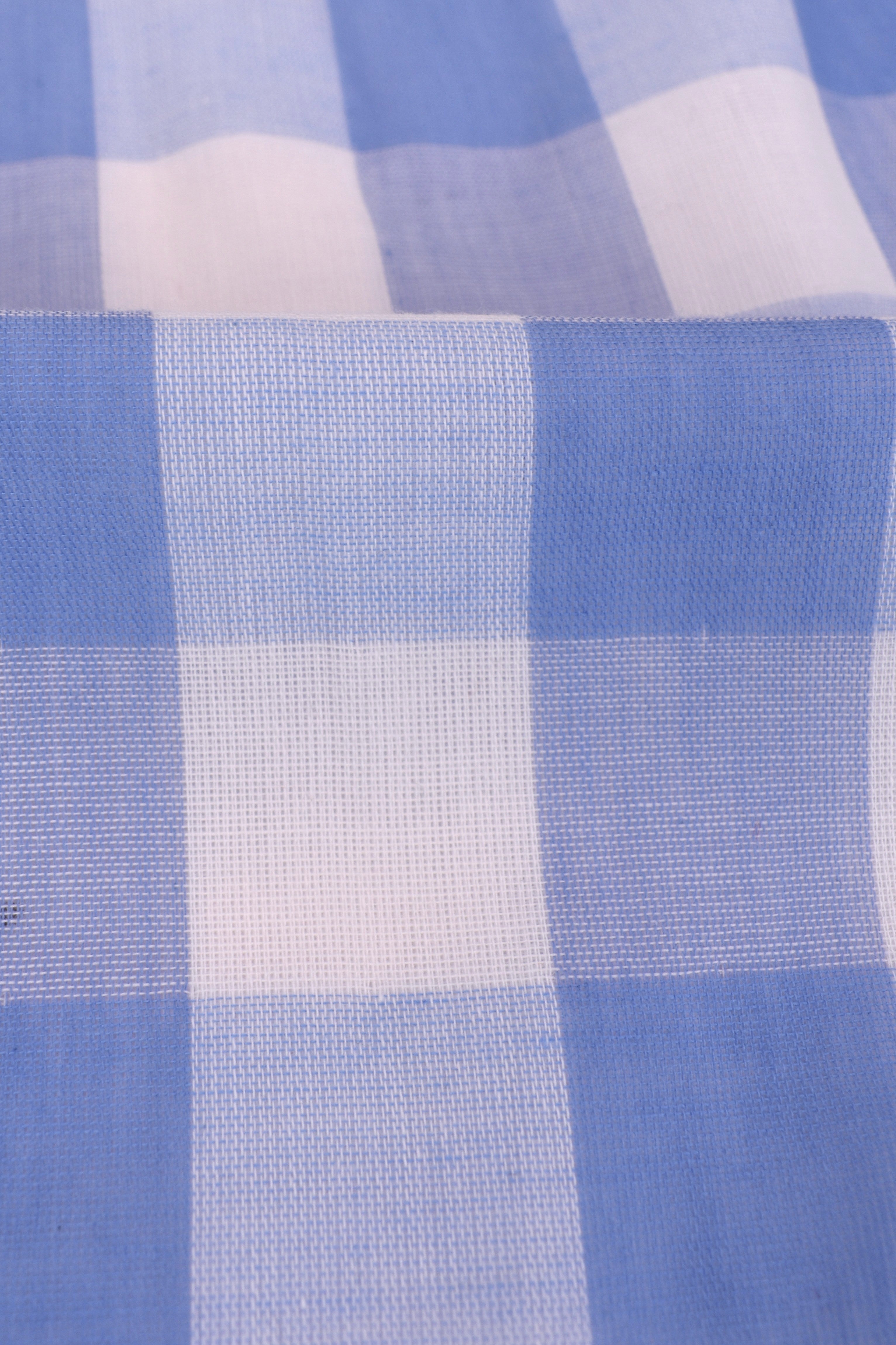 Plain weave fabric 100% Cotton Gingham