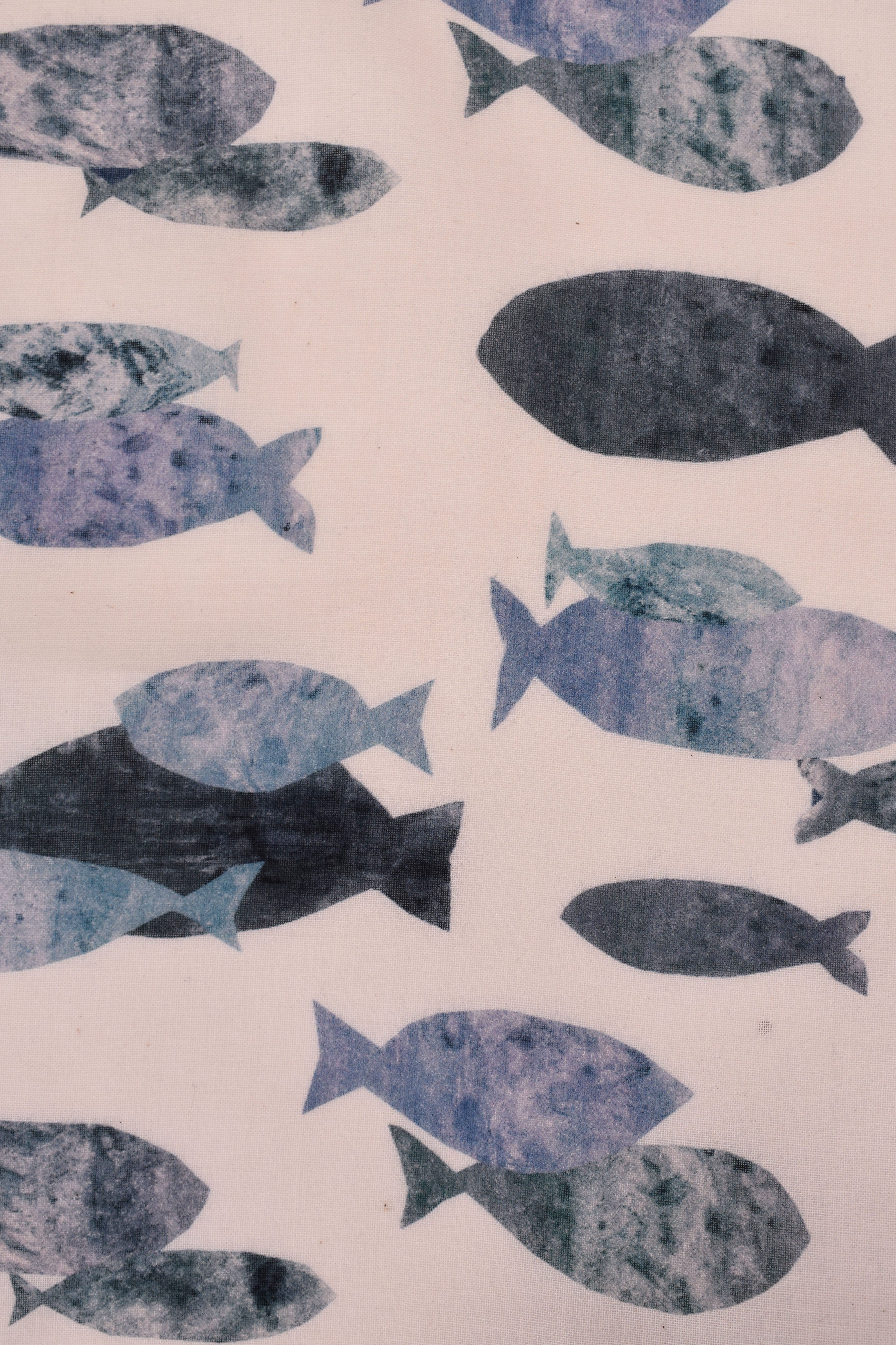 Plain weave fabric 100% Cotton marine pattern