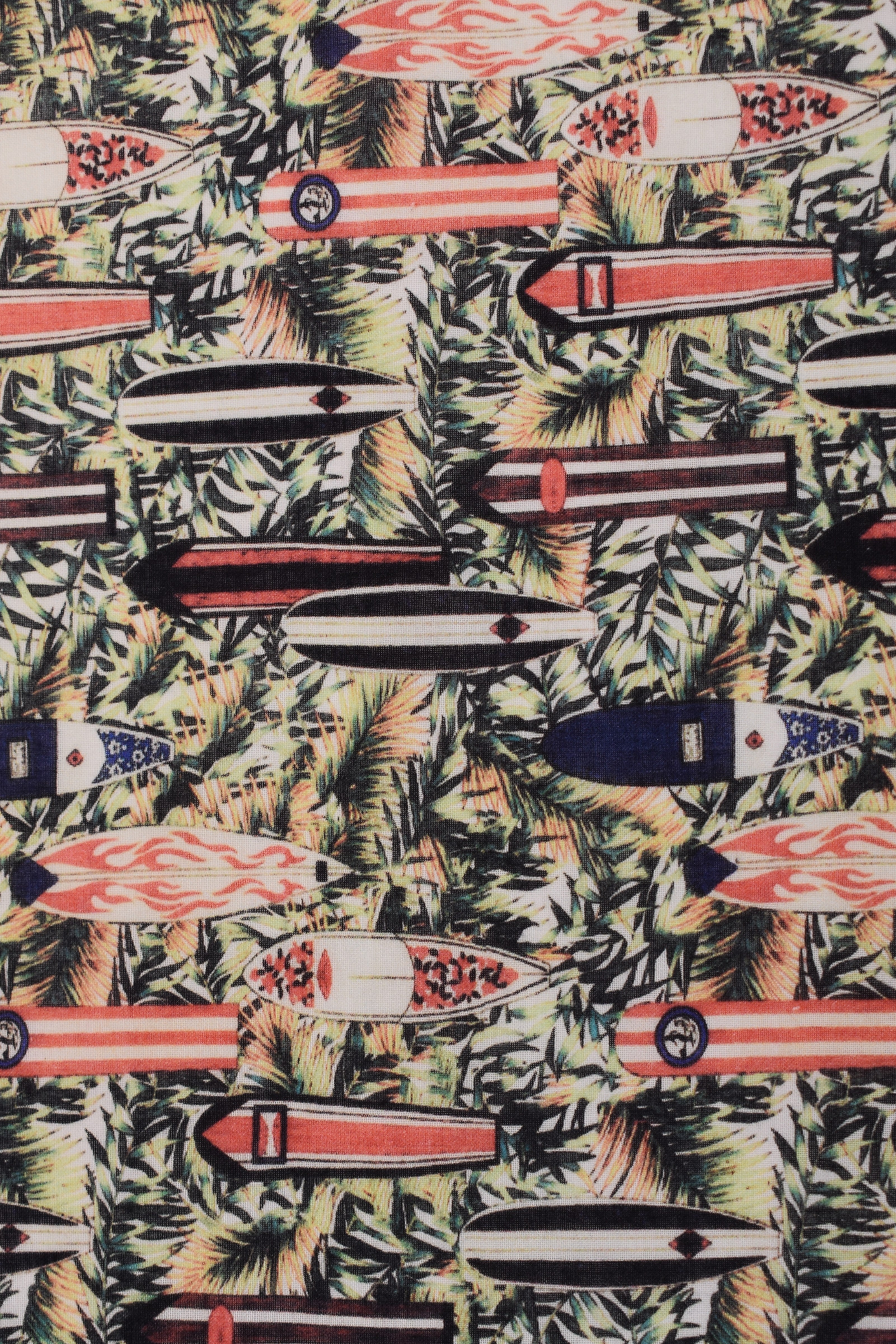 Plain weave fabric 100% Cotton Tropical print