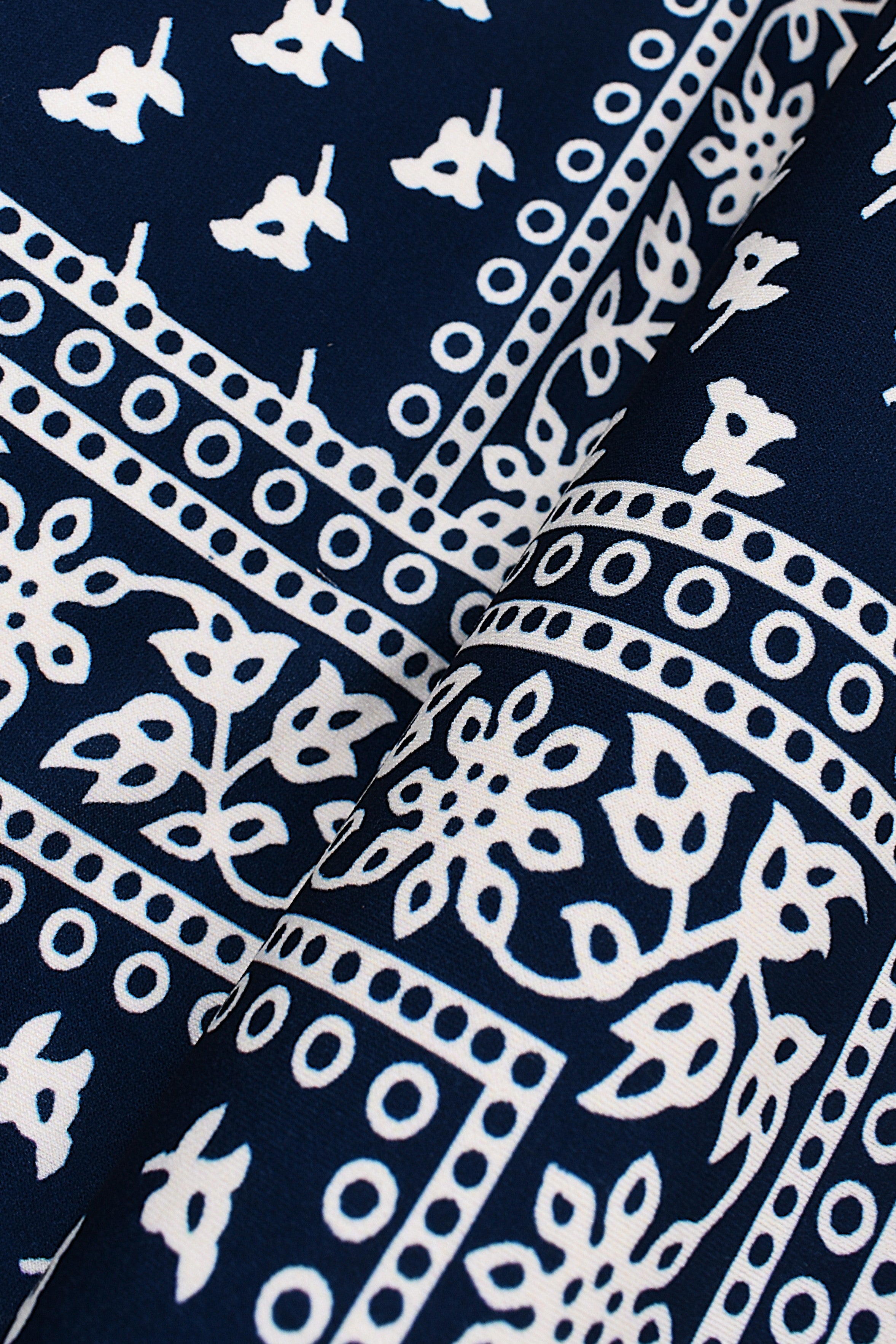 Lycra sintética estampada floral