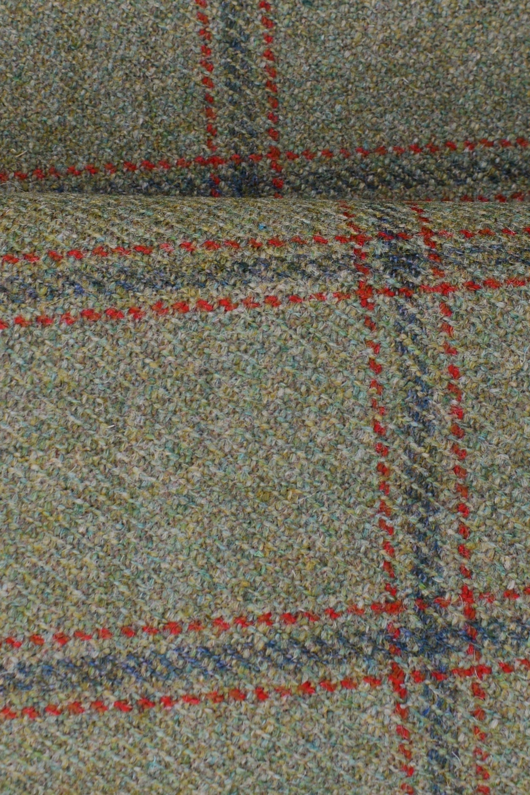 Drap de laine 100% Laine motif tartan