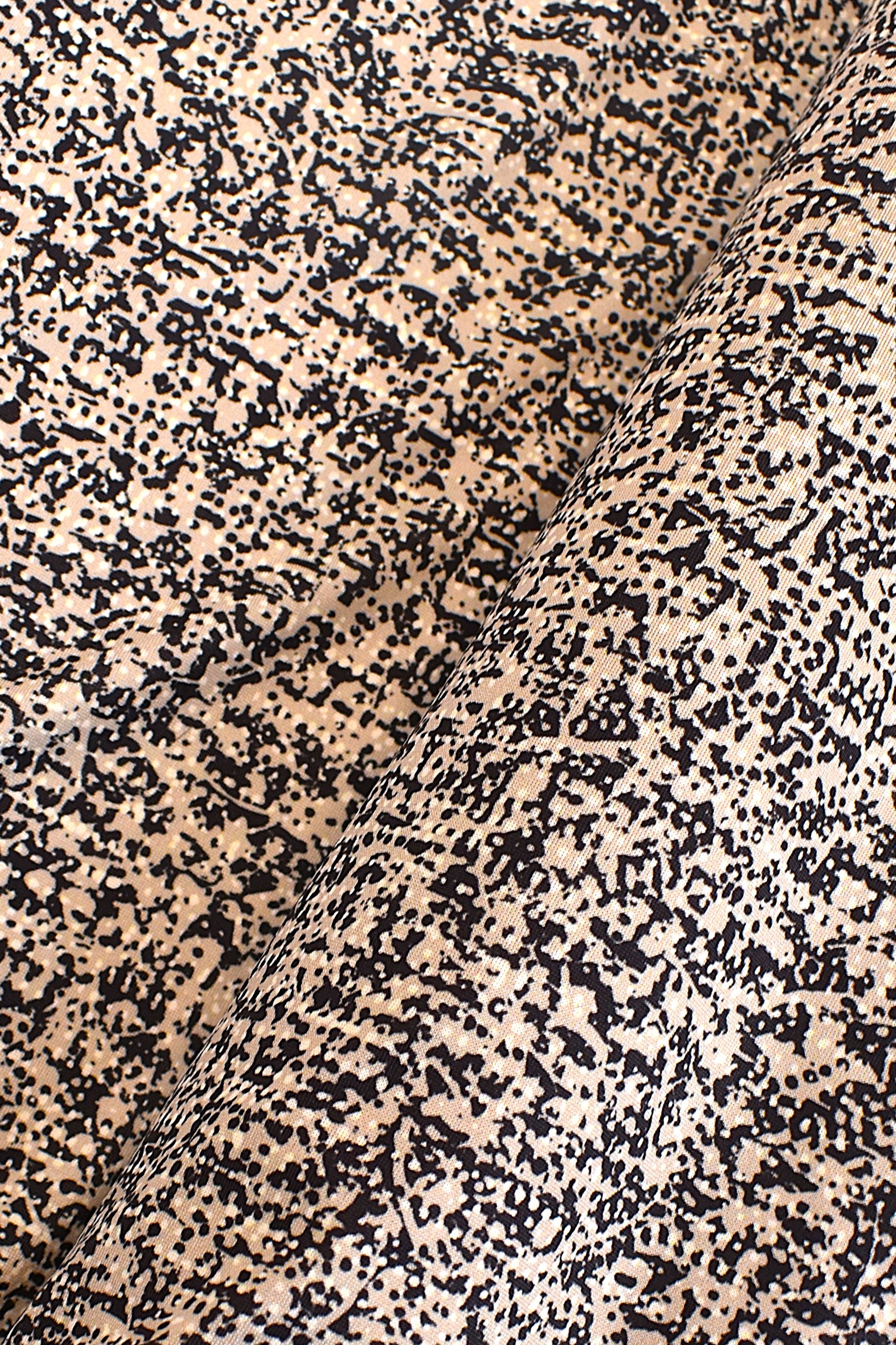 Lycra sintética estampada abstracta
