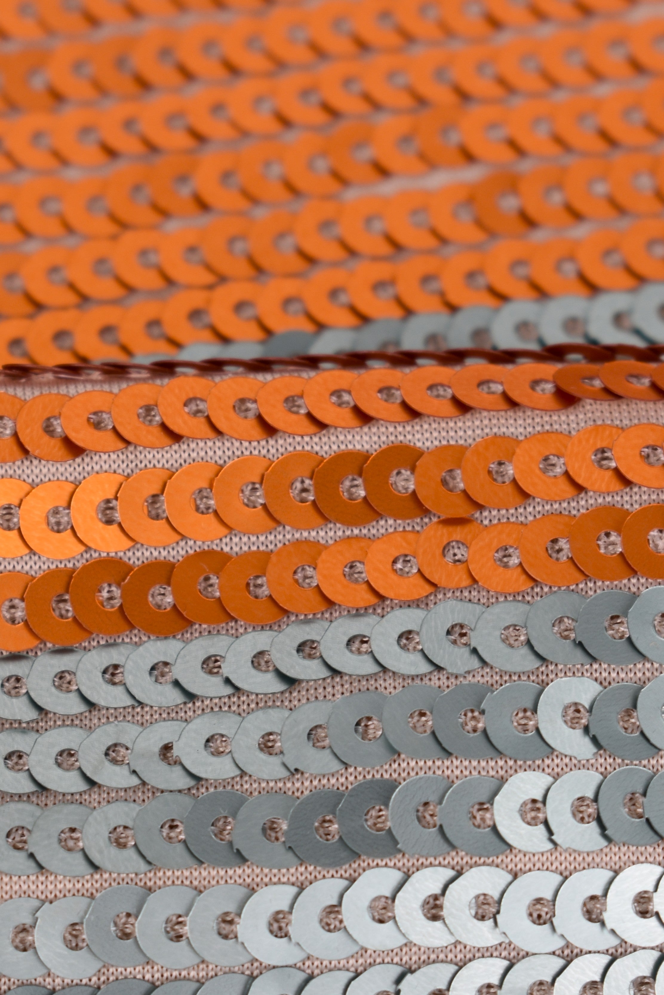 Tessuto de lentejuelas bicolor