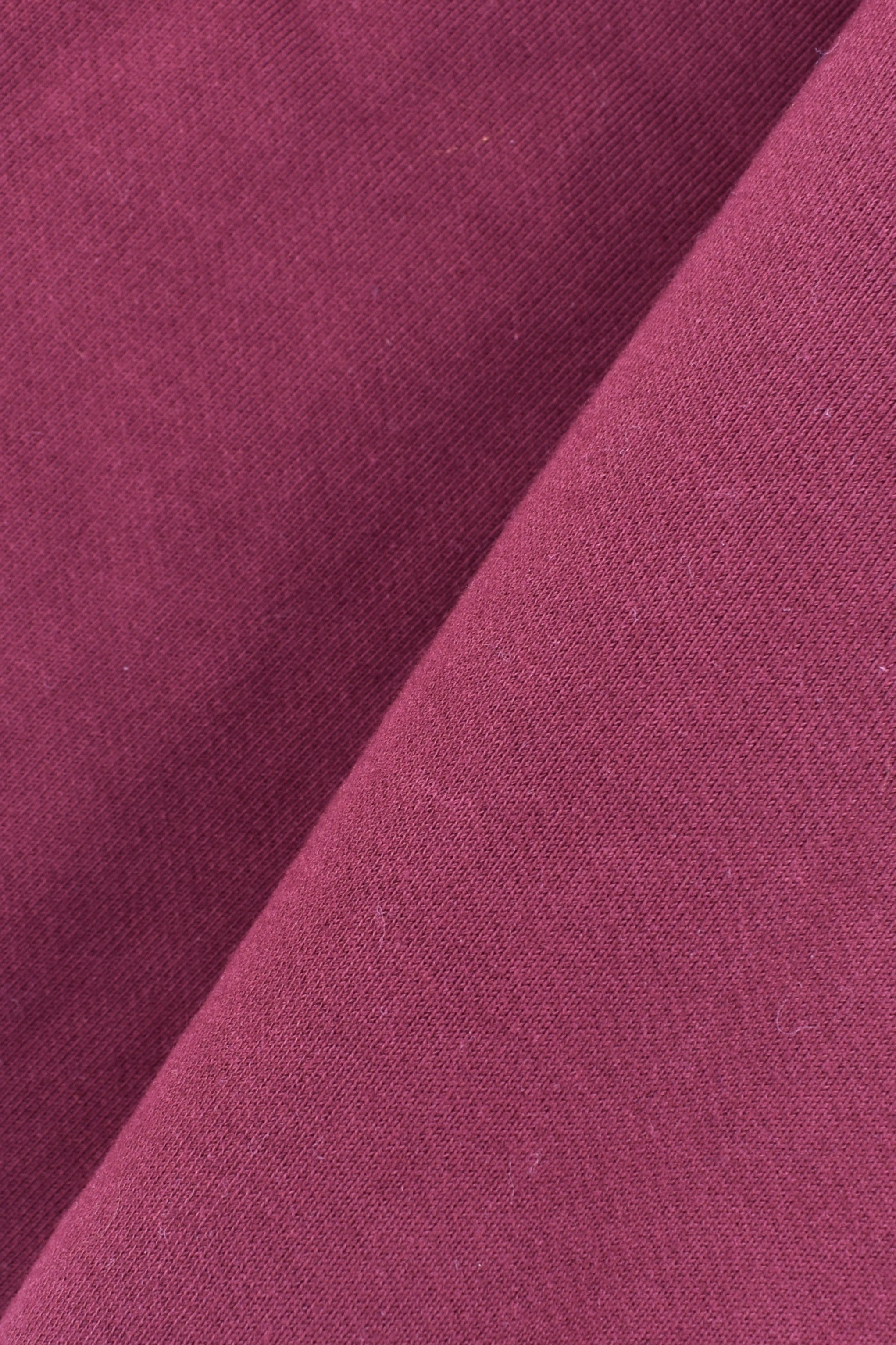 Felpa non garzata 100% cotone