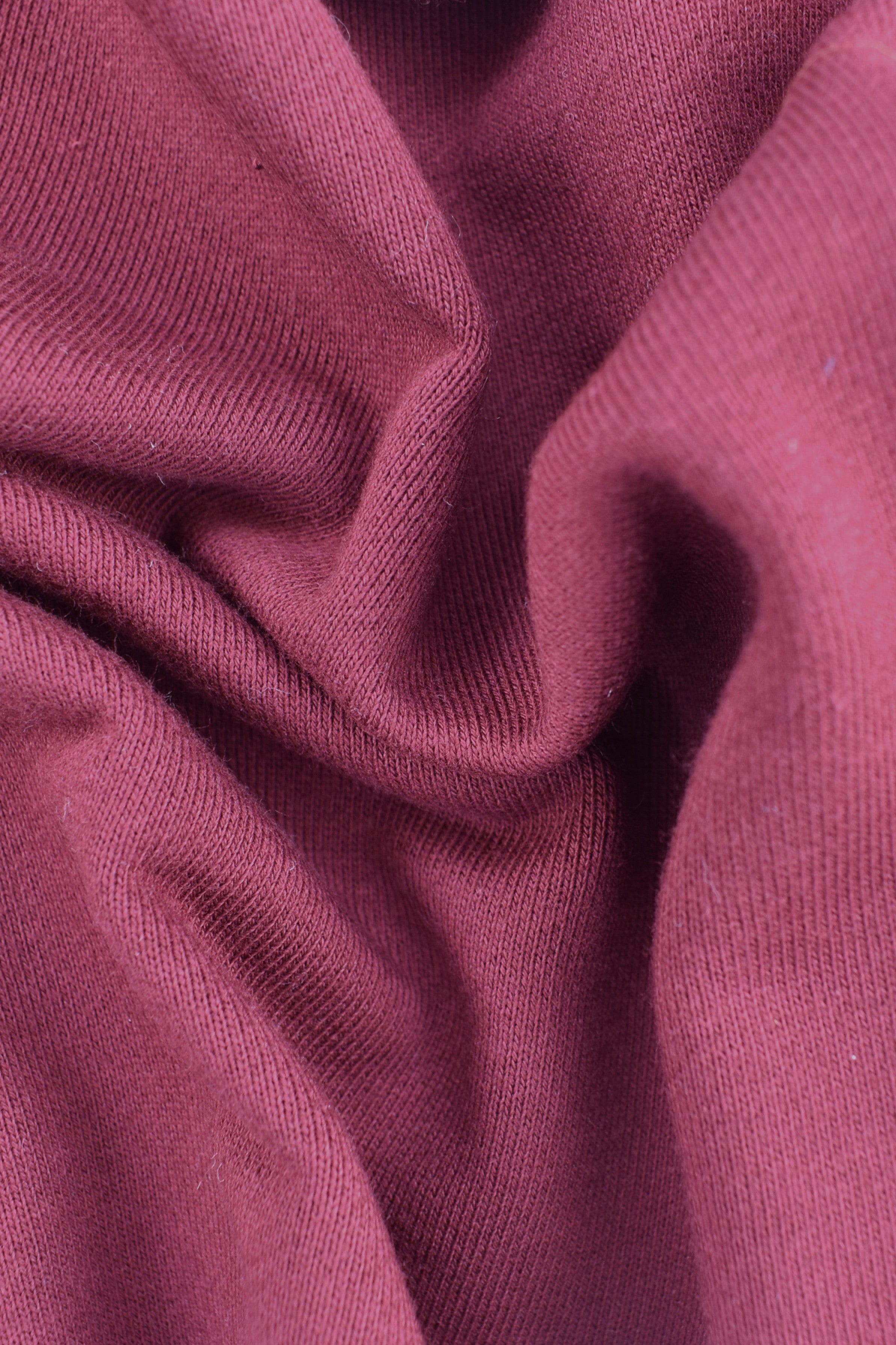 Felpa non garzata 100% cotone