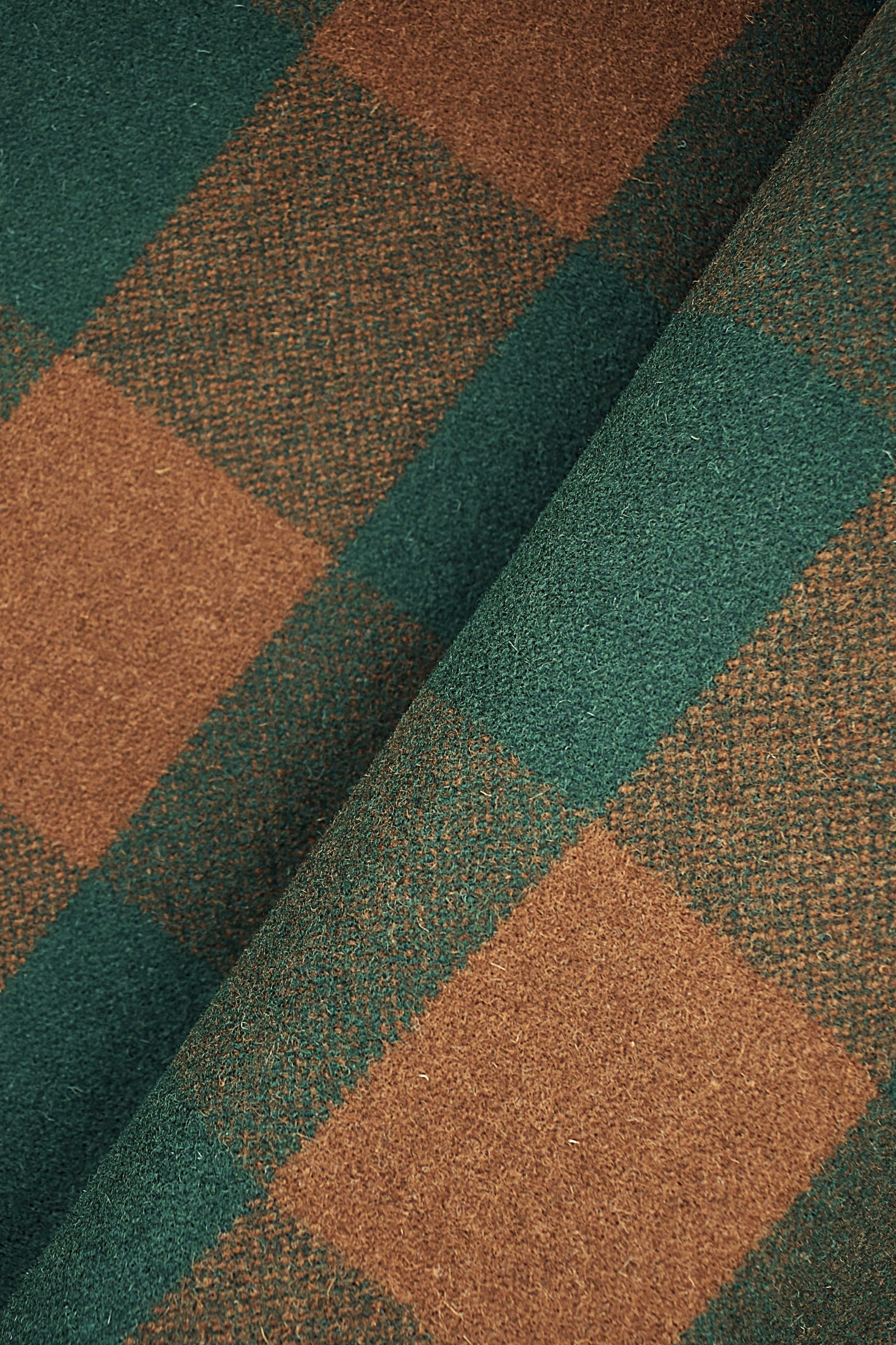 Drap de laine 100% Laine motif tartan