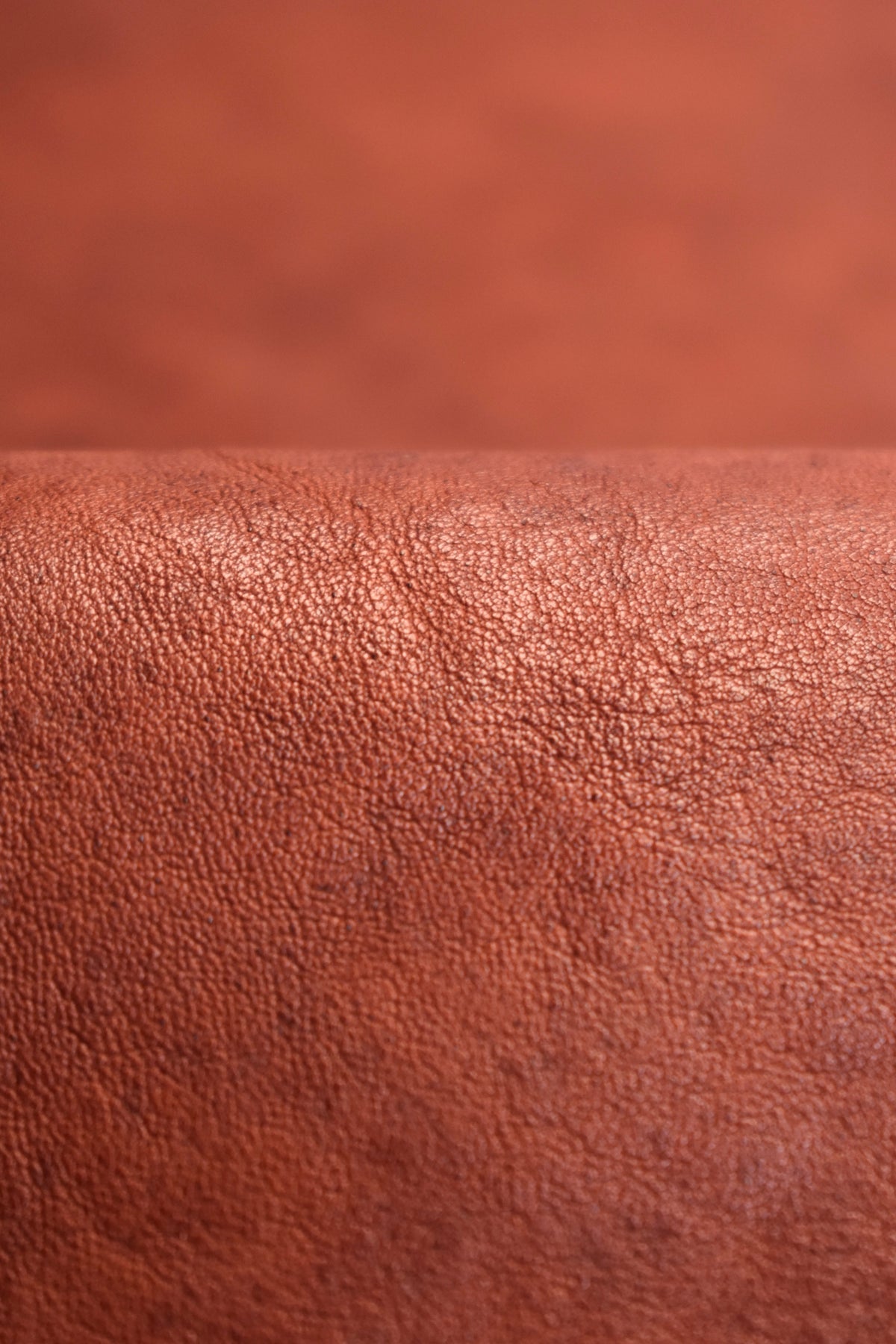 Washed Lambskin Nappa at Vegetable 0.9mm, Rust