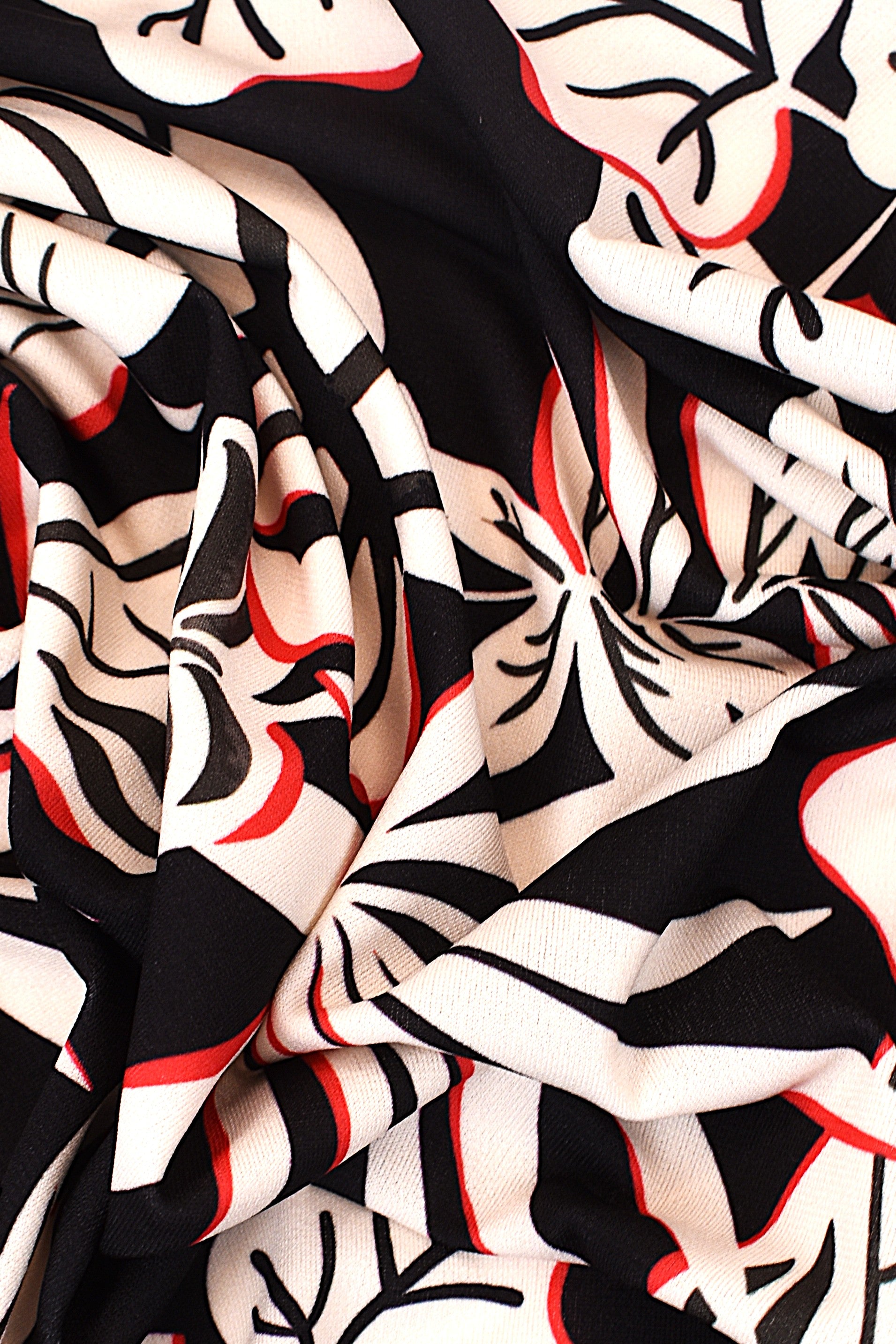 Lycra sintetica fantasia floreale