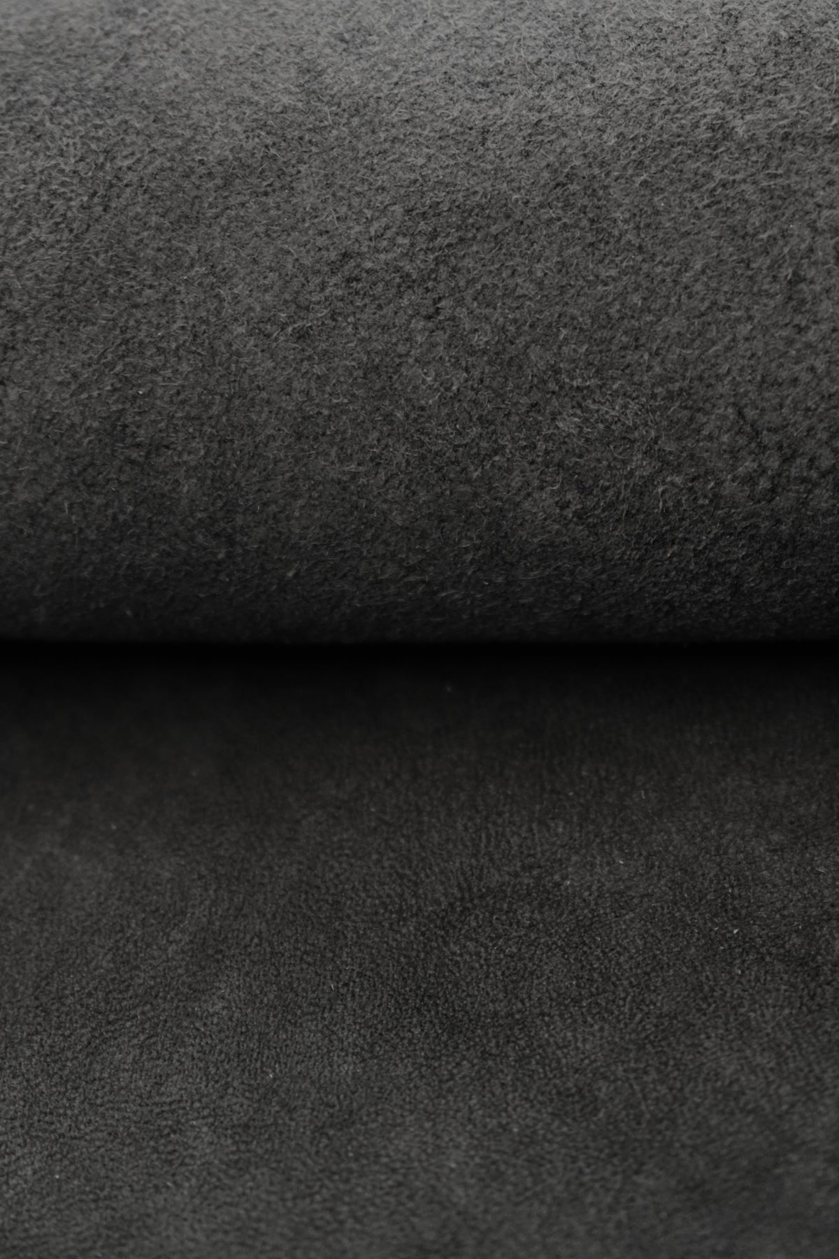 Nappa aus gewaschenem Lammfell pflanzlich 0,8mm, Schwarz