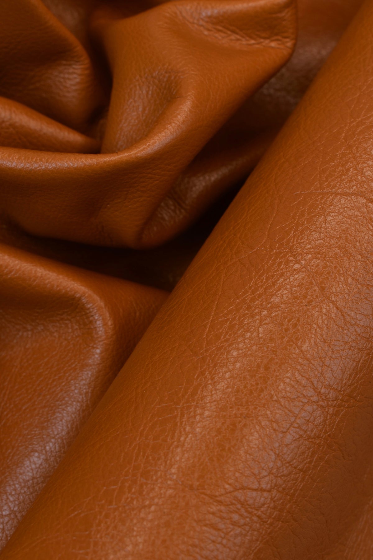 Vitellino bottalato grana naturale 1,1 mm, Caramello, Liscia