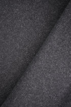 Drap de laine doublé en mélange de Laine, Gris foncé, 81% Laine - 19% Polyamide