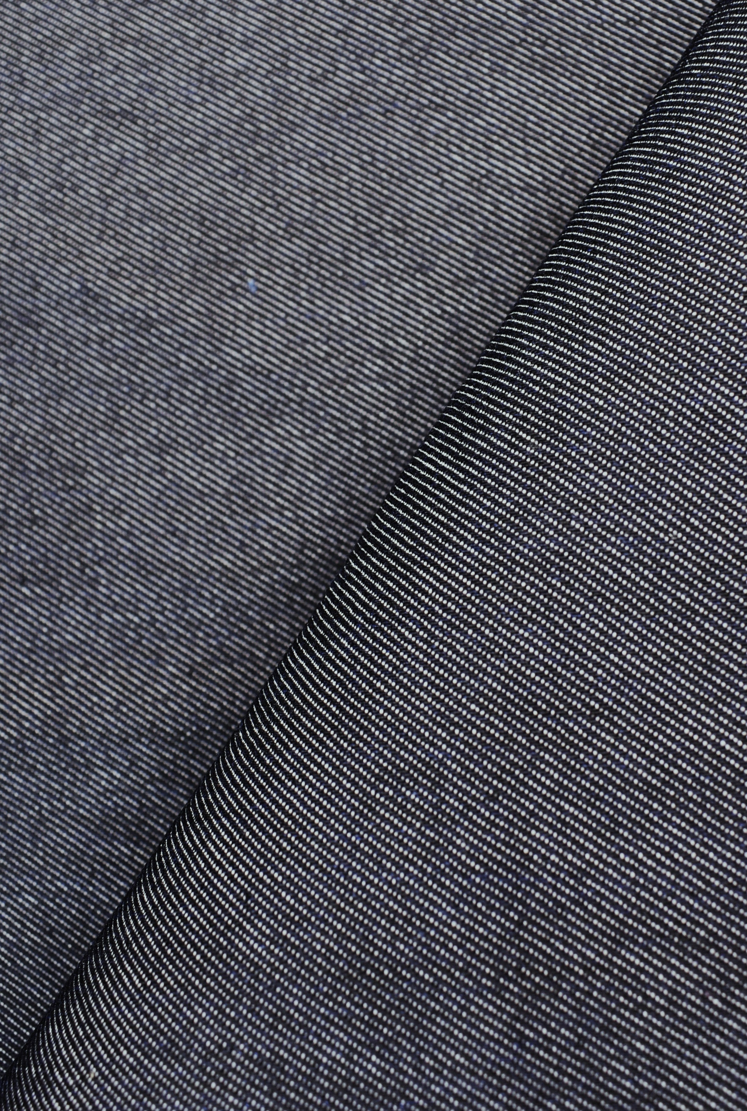 Charcoal Grey Recycled Polyester Denim